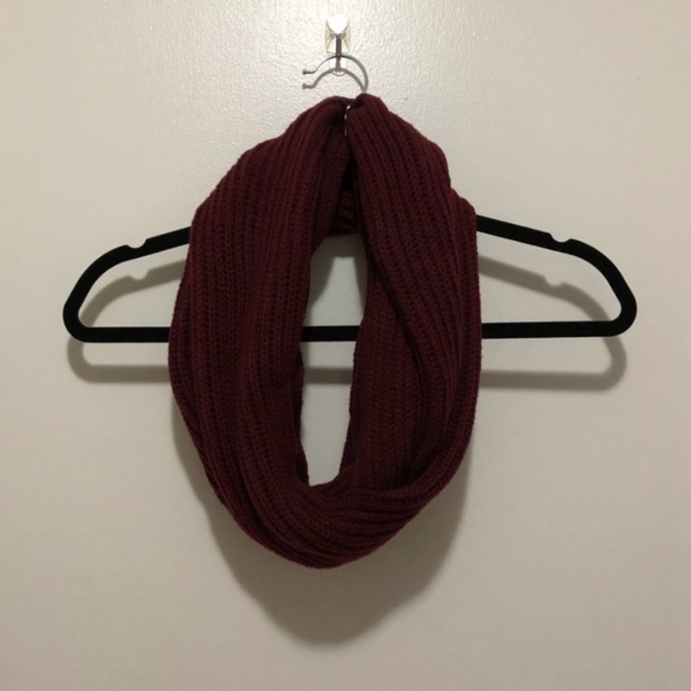 Burgundy Infinity Scarf
